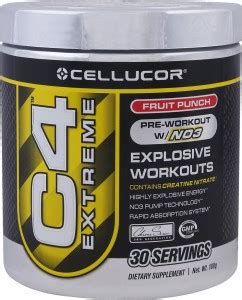 Cellucor C4 Extreme- #1 Slng Pre-Wrkout! Whey Protein Price in India ...