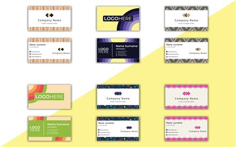 Business Card Printer Template 的图像结果