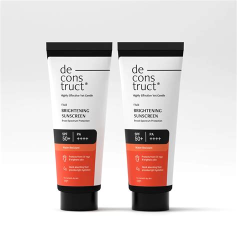 Buy Brightening Sunscreen Combo With Spf 50+ Combo Online at Deconstruct