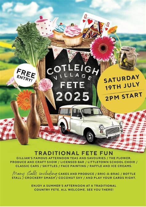 Cotleigh Fete, Cotleigh, Somerset, United Kingdom, Axminster, 19 July ...