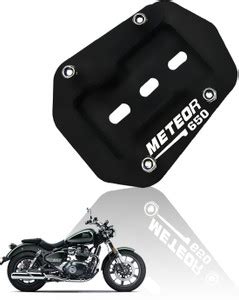 Moto Genius Metal Side Stand Extender for RE Super Meteor 650 | Heavy ...
