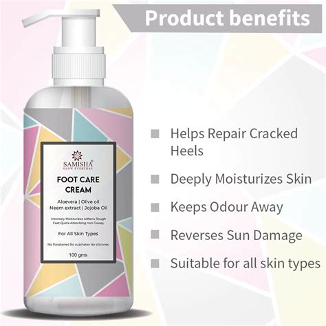 Buy Online Foot Care Cream For Cracked Heels At Best Price – Samisha ...