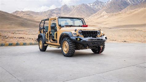 First Real-Life Visuals of Mahindra Thar-based ATV – Video