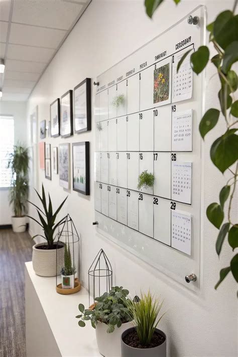 23+ Creative Office Wall Decor Ideas to Inspire You | Behind desk wall ...