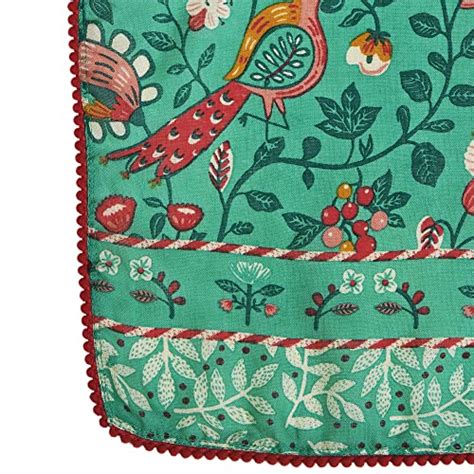 Buy Chumbak Birdie Paradise Scarf - Teal, Rectangular at Amazon.in