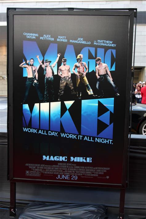 LOS ANGELES, JUN 24 - Magic Mike Poster at the Magic Mike LAFF Premiere ...