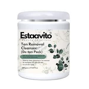 ESTAAVITO Tan Removal Cleanser | DEE-TAN FACE PACK | 500ml For All skin ...