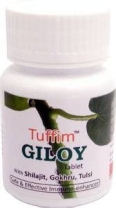 Tuffim Giloy Tablet | 120 Tablet | Immunity Modulator Booster | Guduchi ...
