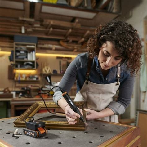 WORX WX990 MakerX 20 Volt Kombo Gravür ve Taşlama Seti - fiyat, nalburdavar