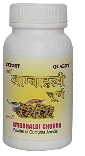 Ganga Amba Haldi Powder - Curcuma Amada Churna - 80 gm : Amazon.in ...