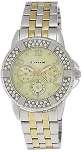 Giordano Multifunctional Yellow Dial Women's Watch - 2507-44 : Amazon ...