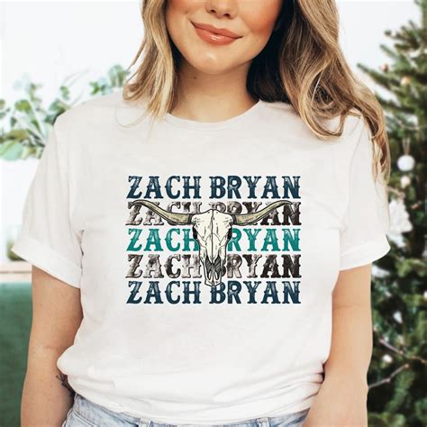 Zach Bryan Bullhead Shirt Zach Bryan Womens Tee Vintage Zach Bryan Fan ...