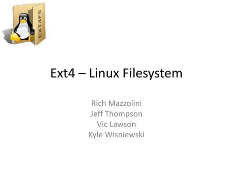 Image result for Ext4 File System