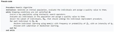 Understanding Memetic algorithm