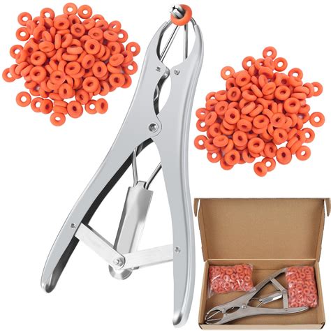 Buy Goat Banding Kit - Stainless Steel Bander, 200 Castrator Rings ...