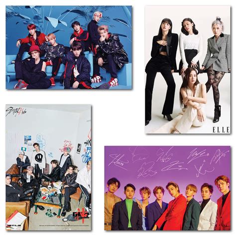 IMPOSTER 300GSM Paper Best BTS, Stray Kids, EXO Kpop Combo Posters ...