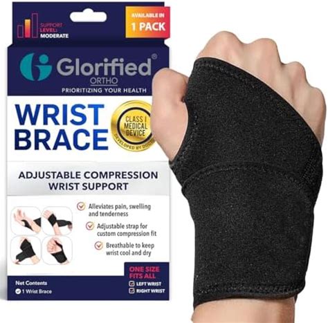 Buy GLORIFIED ORTHOWrist Braces - Wrist Wraps for Pain Relief from ...