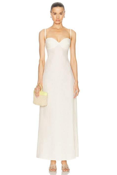 Shani Shemer Violet Maxi Dress in Cream | FWRD