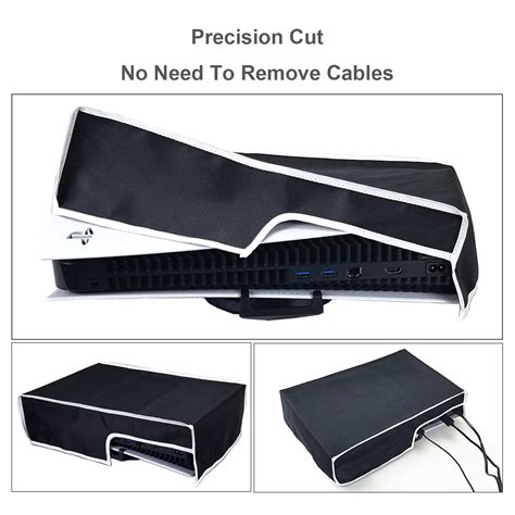 New World Horizontal Dust Cover for PS5 Console Dust Guard with Back ...