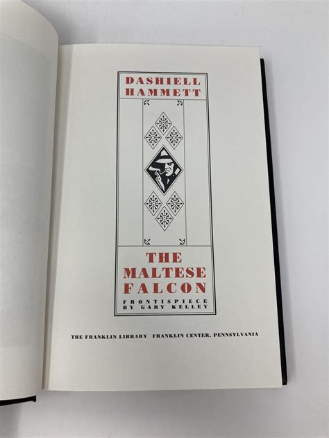 The Maltese Falcon by Hammett, Dashiell: Like New Hardcover (1986 ...
