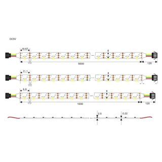 Digitaler RGB LED Strip mit Seitenstrahlung - 144 Leds/M, 39,90