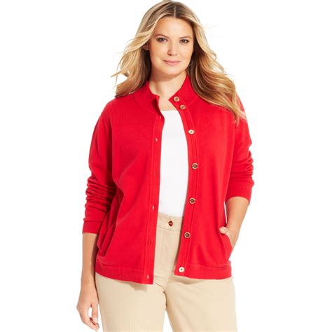 Red Cardigan Plus Size at Phillip Pusey blog