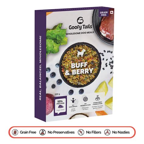 Goofy Tails Buff & Berry Fresh Food for Dogs and Puppies – GoofyTails