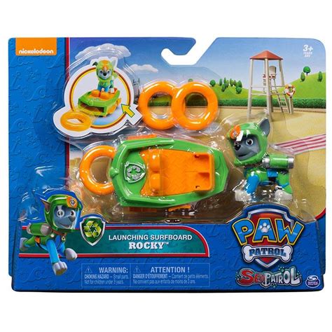 Buy Paw Patrol Sea Patrol Rocky's Launching Surfboard - Length 4.5 cm ...