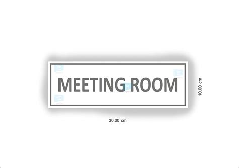 Buy SIGN EVER Meeting Room Sign Boards Office School College Company ...
