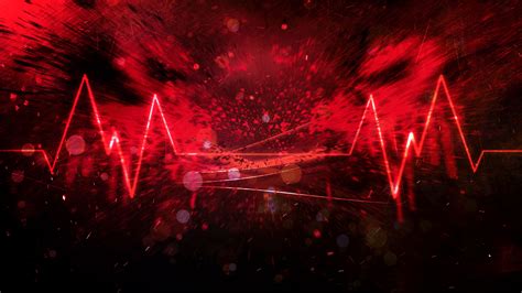 Download wallpaper 3840x2160 lines, glare, spots, red, abstraction hd ...