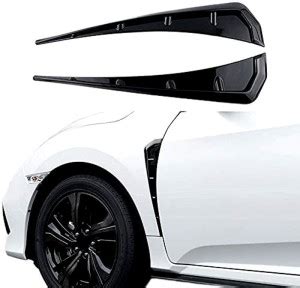 BUABO Car Styling Decorative Black Fender Side Vents Air Flow Duct ...