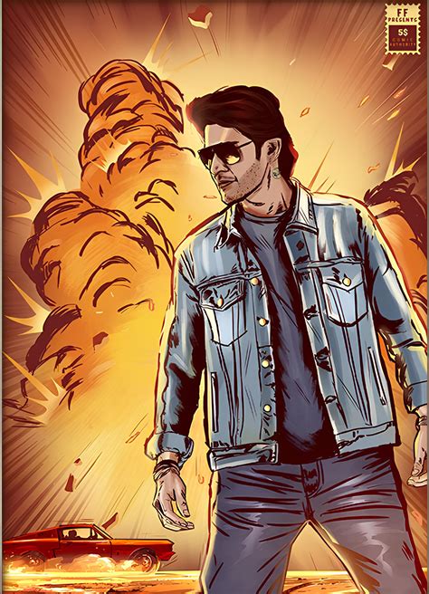 Mahesh The Majestic - Official SVP Comic Art Poster – Inkyprinty.in