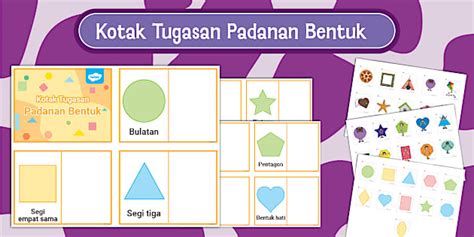Kotak Tugasan Padanan Bentuk