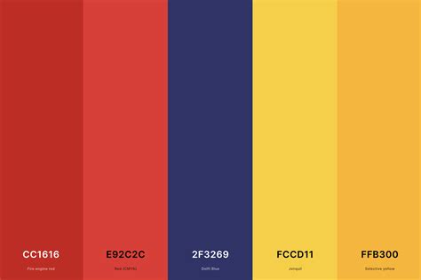 25+ Best Yellow Color Palettes with Names and Hex Codes – CreativeBooster