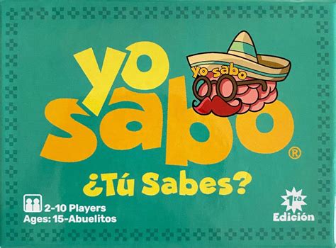Amazon.com: Yo Sabo: Edition 1 - The Original Bilingual Card Game ...