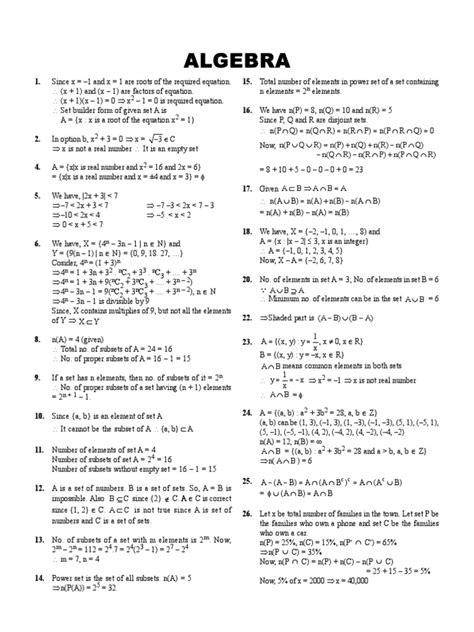 Math Algebra Problems and Solutions 的图像结果
