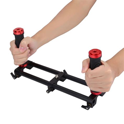 Dual Grip Handheld Stabilizer, Camera Dual Grip Extender Handle Gimbal ...