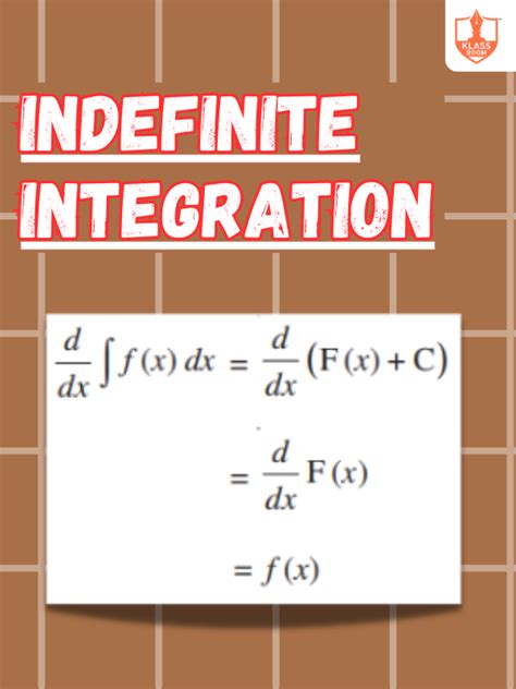 Image result for Indefinite Integration Rules