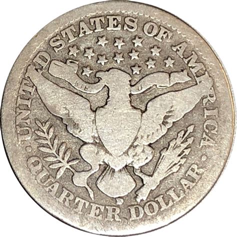 1916-D US Silver Barber Quarter-Last Year Of Issue | Property Room