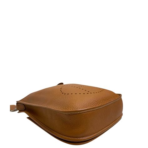 Buy Hermes Evelyne 29 Tan Silver Hardware Bag Online