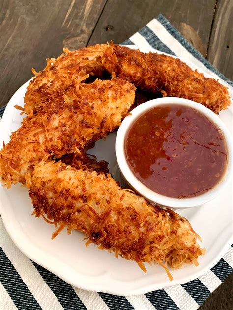 Coconut Chicken Tenders - A Turtle's Life for Me