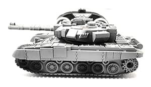 SN Gold Remote Control Army Battle Tank 360 Rotating Turret with Light ...