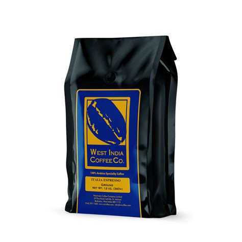 Italia Espresso Coffee Beans Barbados | West India Coffee Co