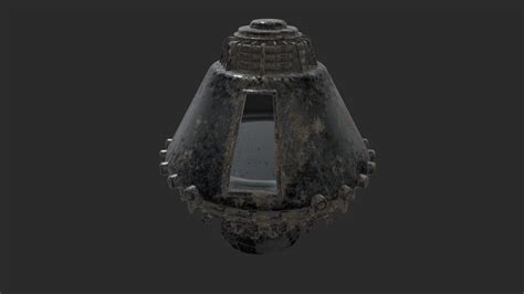 Broken space pod - Download Free 3D model by Vincent Decc (@VincentDecc ...