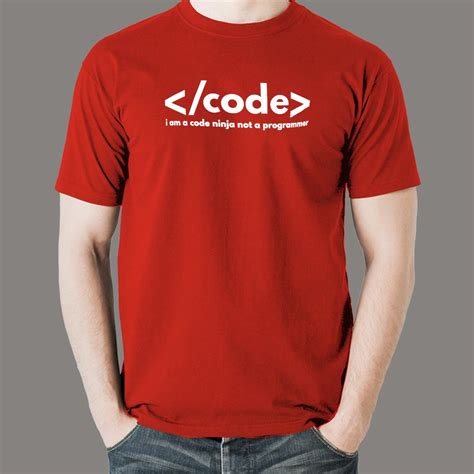 Coding Ninja Programmer's T-Shirt For Men – TEEZ.in