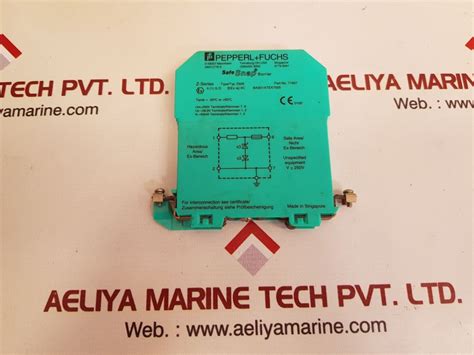 Pepperl+fuchs z928 zener barrier 71857 – Aeliya Marine Tech