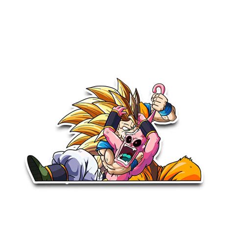 Gokuxmajinbuu peeker Sticker – Otakukulture