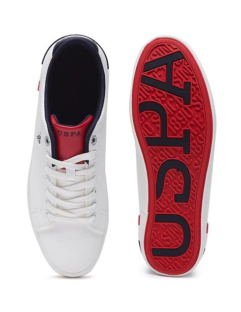 Buy Men Men Round Toe Anton 4.0 Sneakers White|U.S. Polo Assn. India