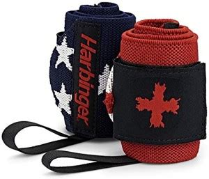 Harbinger Red Line 18 Inch Weightlifting Wrist Wraps For Men And Women ...
