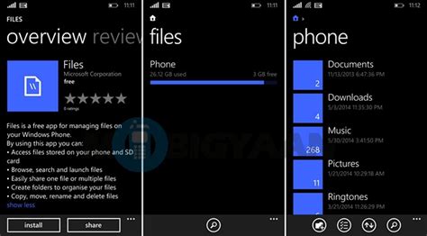Image result for File Manager Windows Phone